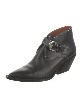 Givenchy Leather Studded Accents Boots