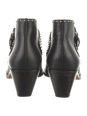 Givenchy Leather Studded Accents Boots