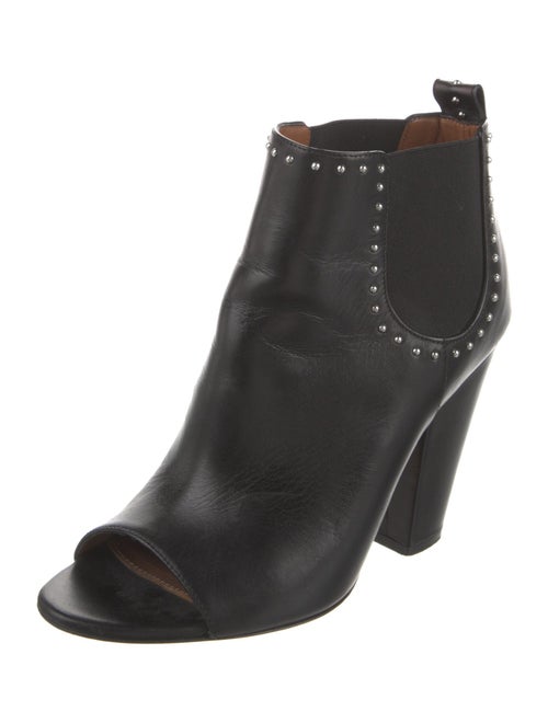 Givenchy Leather Studded Accents Chelsea Boots