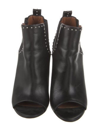 Givenchy Leather Studded Accents Chelsea Boots