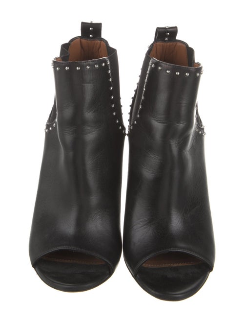Givenchy Leather Studded Accents Chelsea Boots