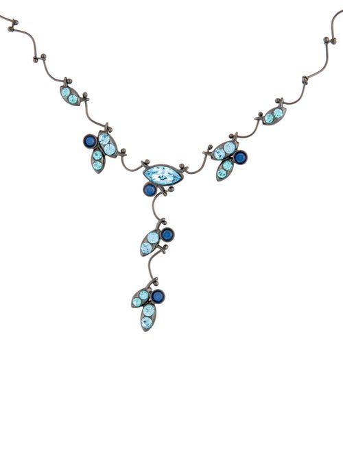 Givenchy Crystal Vintage Lariat Necklace