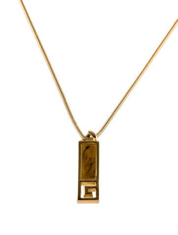 Givenchy Pendant Necklace Vintage Resin