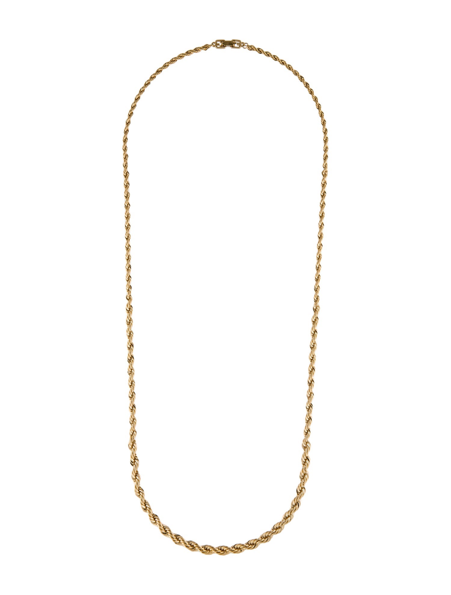 Givenchy Vintage Rope Chain Necklace