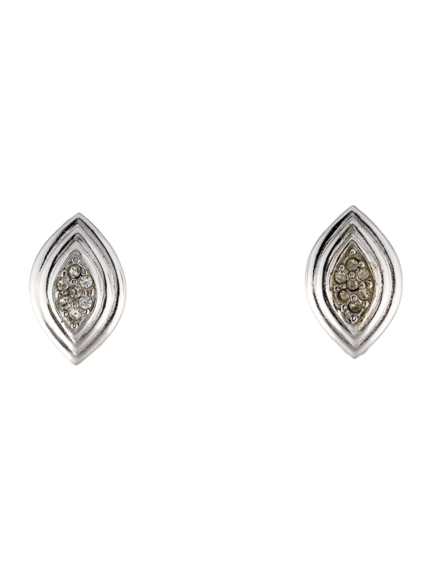 Givenchy Crystal Clip-On Earrings