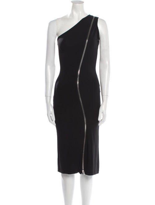 Givenchy One-Shoulder Midi Length Dress