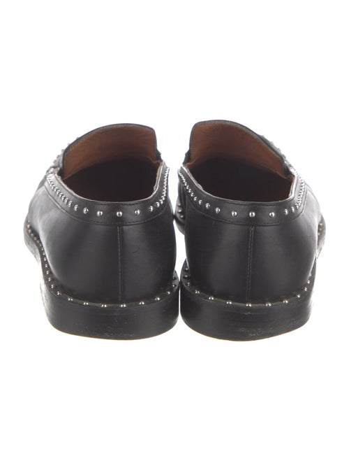 Givenchy Leather Studded Accents Loafers