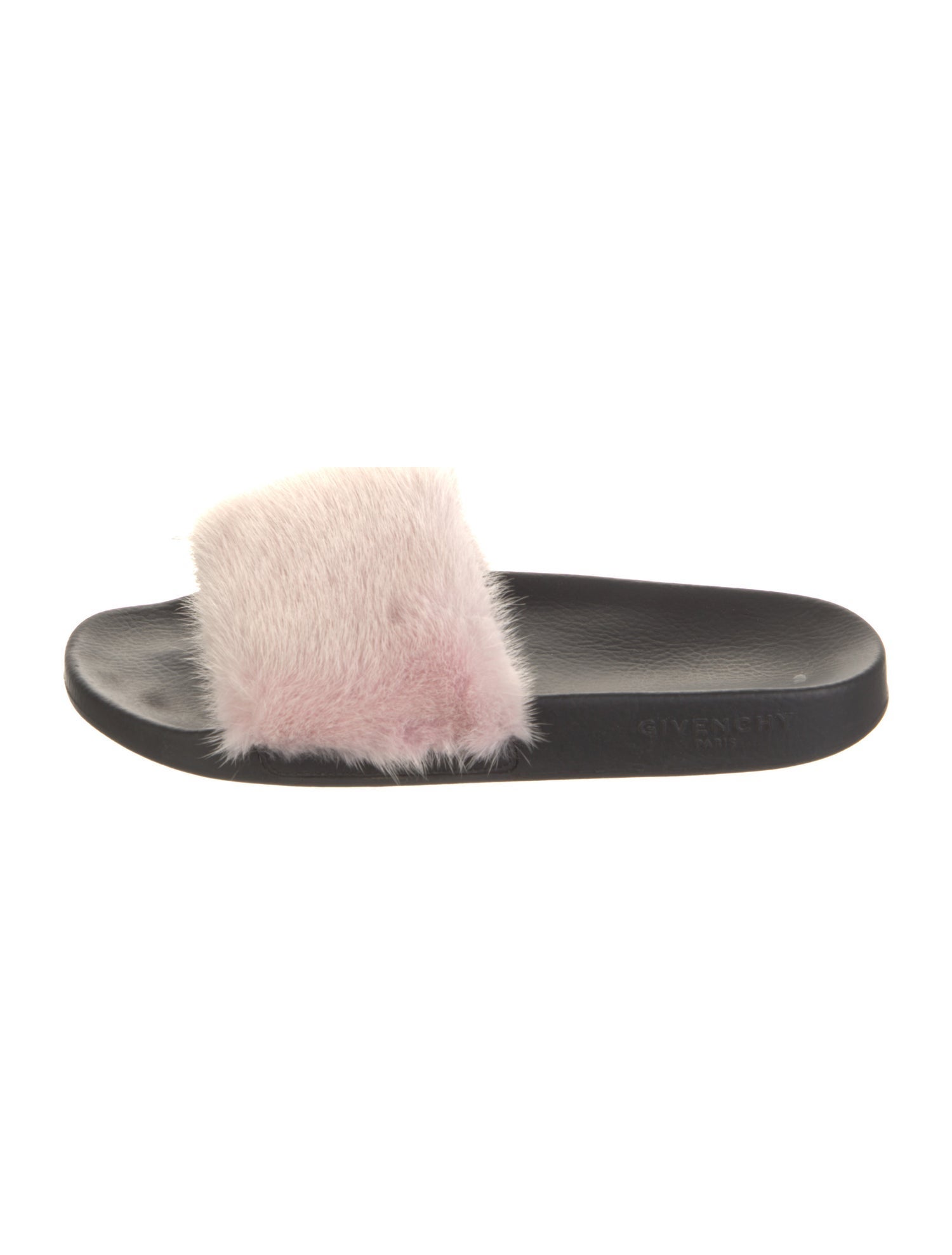 Givenchy Mink Fur Trim Slides
