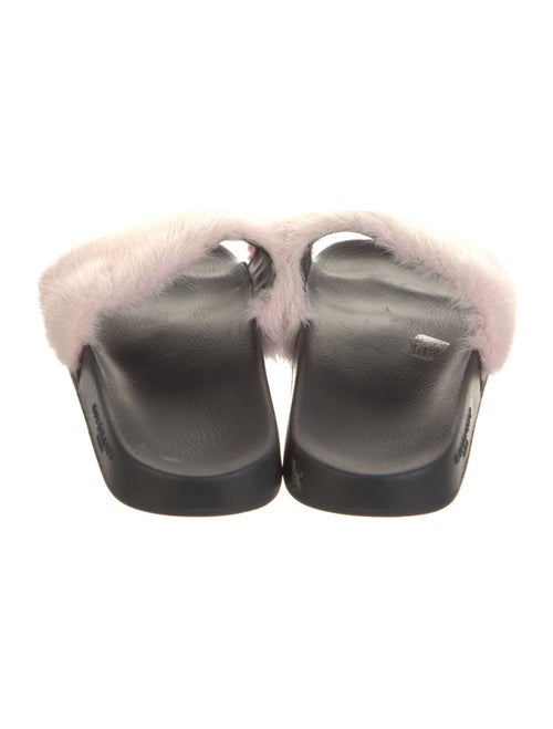 Givenchy Mink Fur Trim Slides