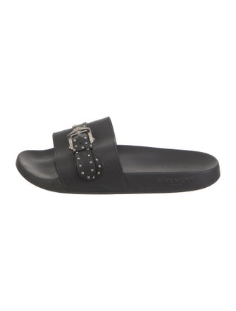 Givenchy Rubber Studded Accents Slides