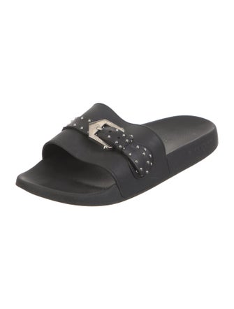 Givenchy Rubber Studded Accents Slides