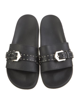 Givenchy Rubber Studded Accents Slides
