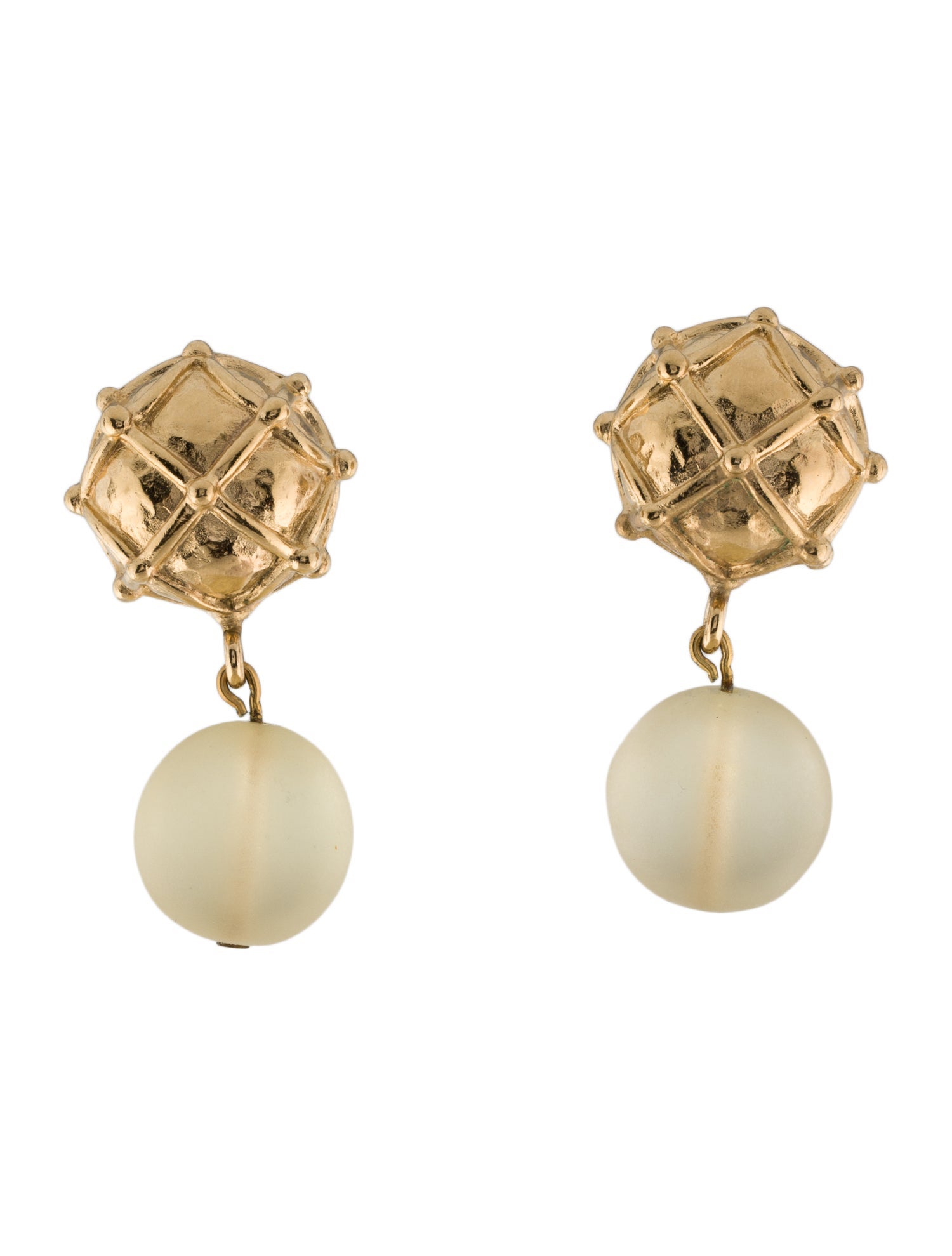 Givenchy Vintage Clip-On Drop Earrings