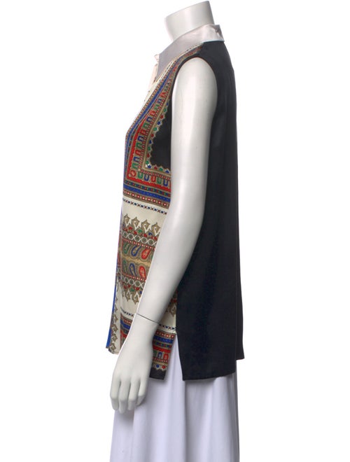 Givenchy Silk Printed Button-Up Top