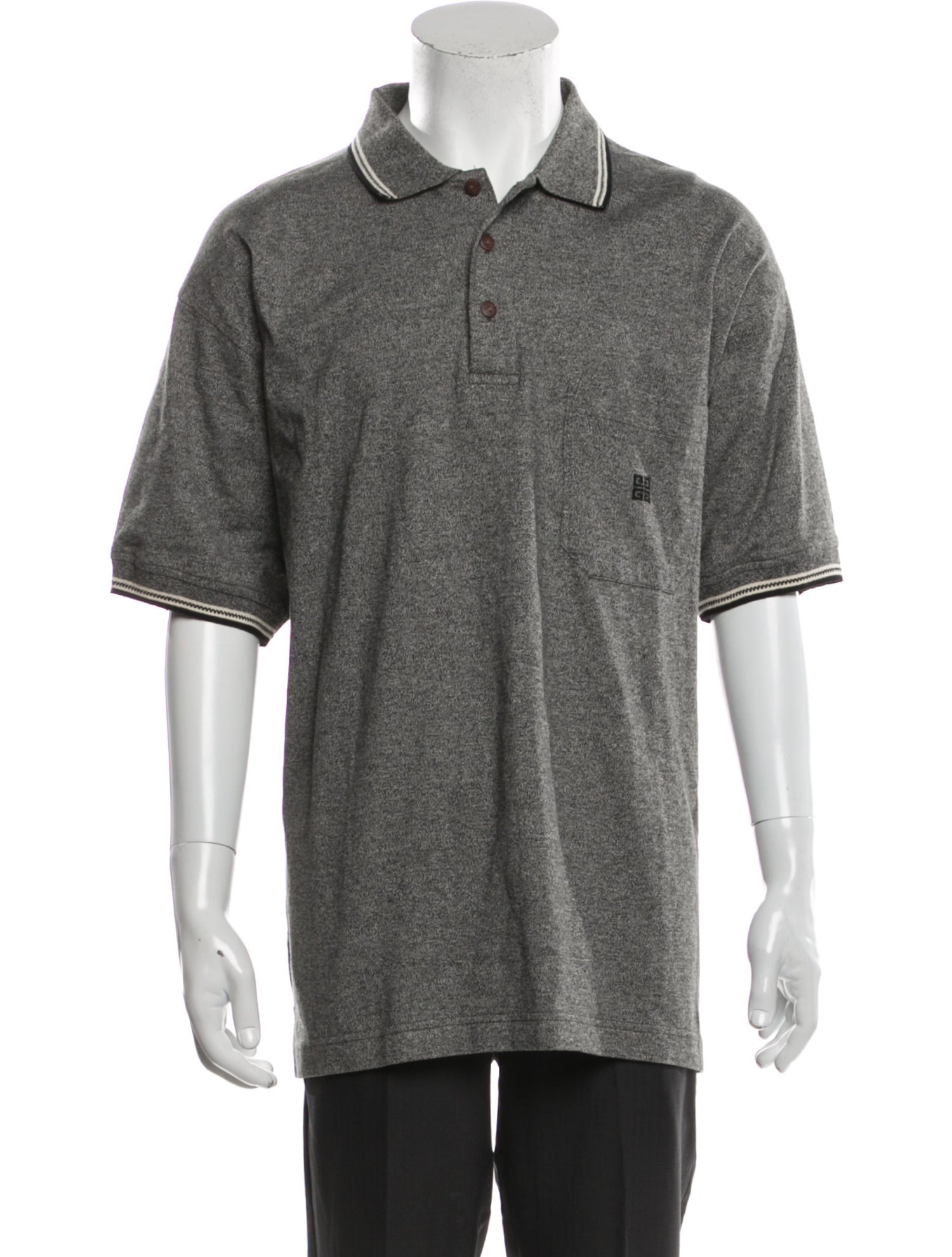 Givenchy Collar Short Sleeve Polo Shirt