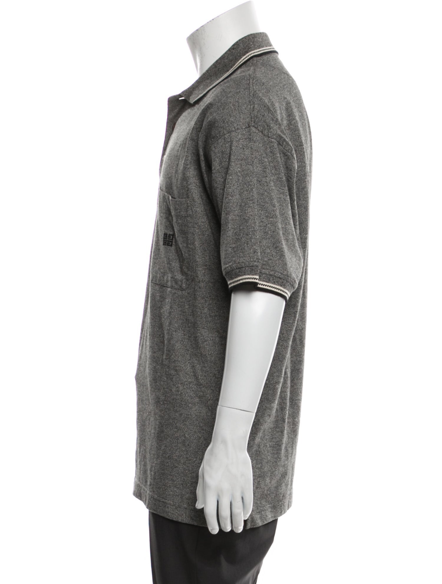 Givenchy Collar Short Sleeve Polo Shirt