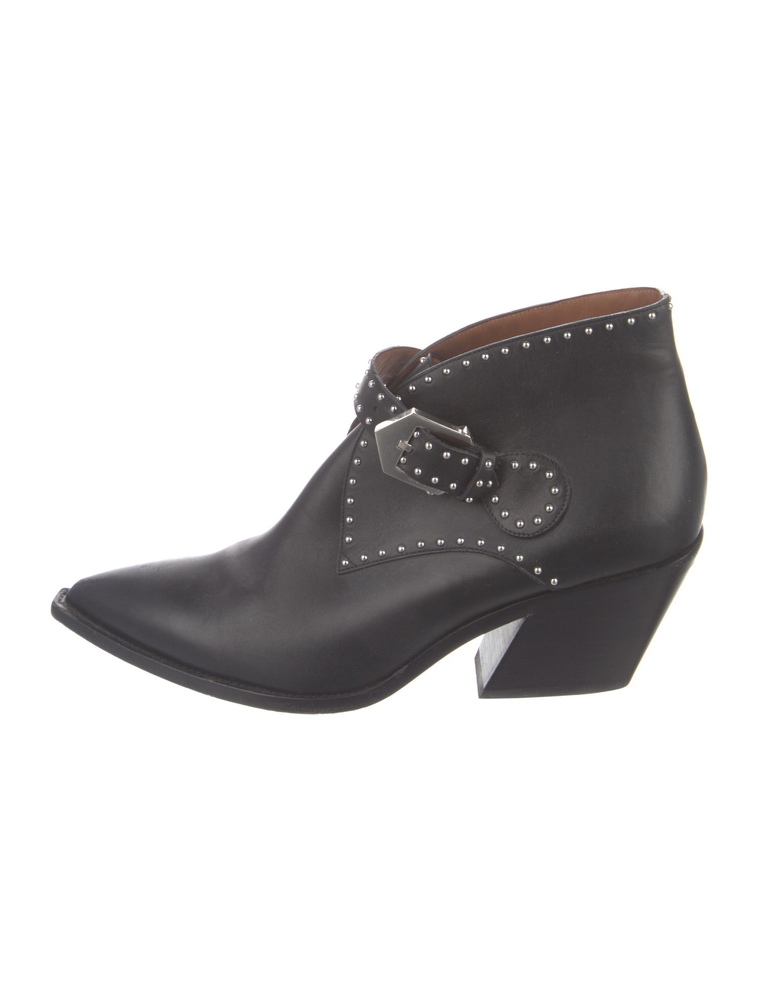 Givenchy Leather Studded Accents Boots
