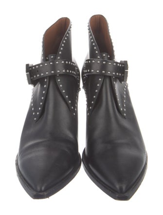 Givenchy Leather Studded Accents Boots