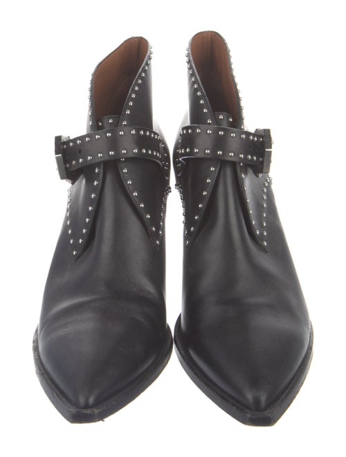Givenchy Leather Studded Accents Boots