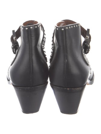 Givenchy Leather Studded Accents Boots