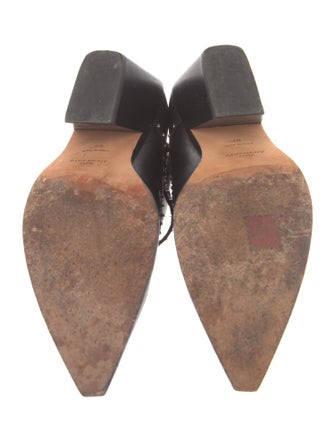 Givenchy Leather Studded Accents Boots