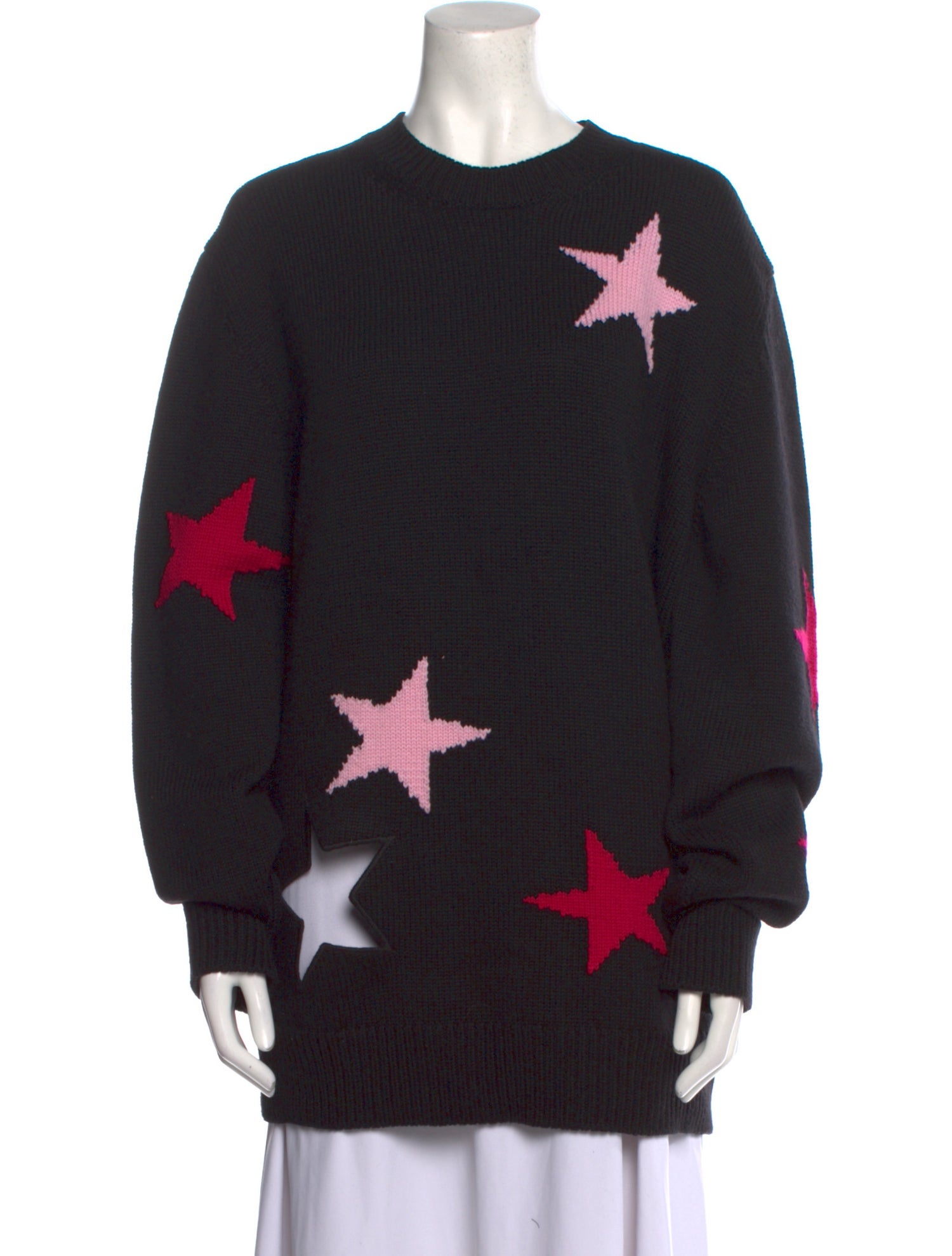 Givenchy Virgin Wool Graphic Print Sweater
