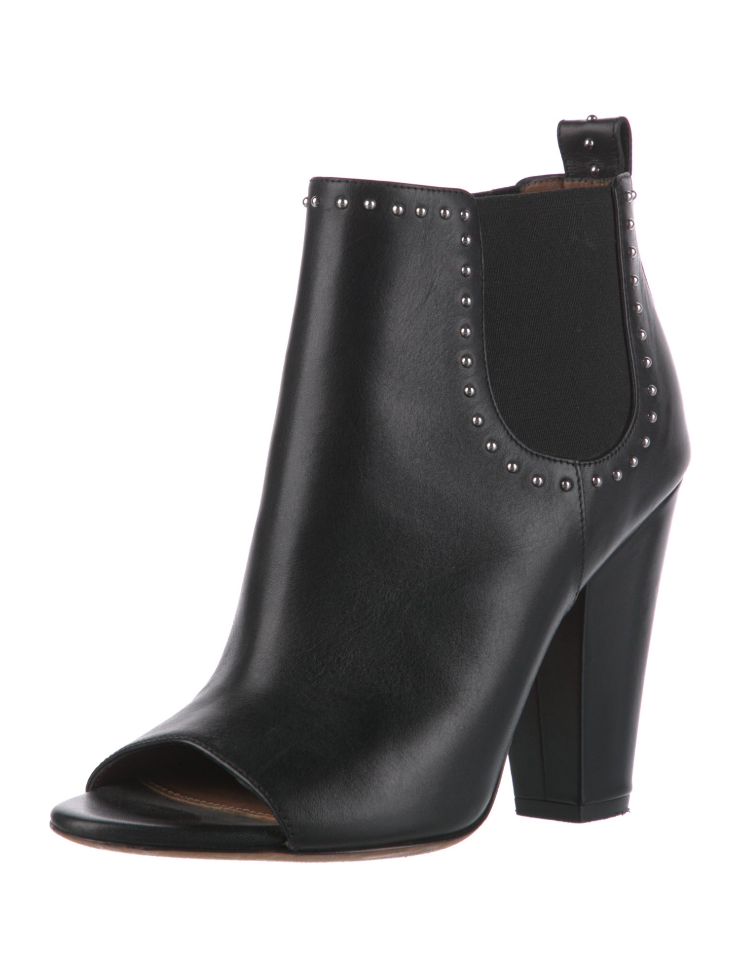 Givenchy Leather Studded Accents Chelsea Boots