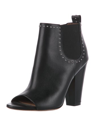 Givenchy Leather Studded Accents Chelsea Boots