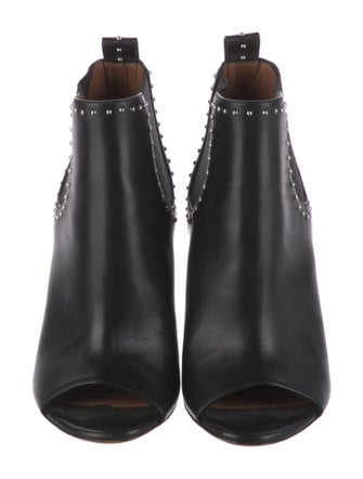 Givenchy Leather Studded Accents Chelsea Boots