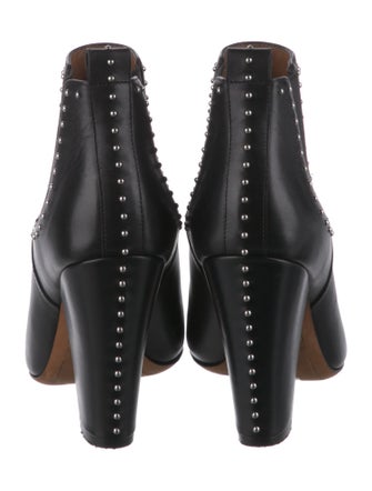 Givenchy Leather Studded Accents Chelsea Boots