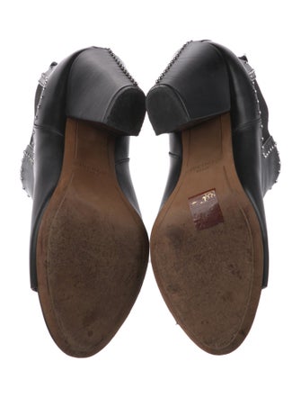 Givenchy Leather Studded Accents Chelsea Boots