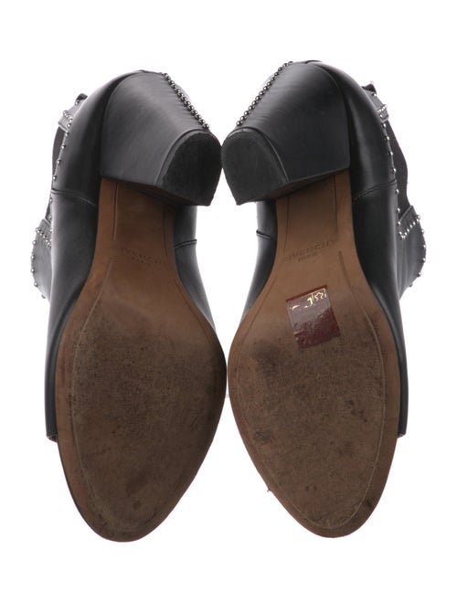 Givenchy Leather Studded Accents Chelsea Boots