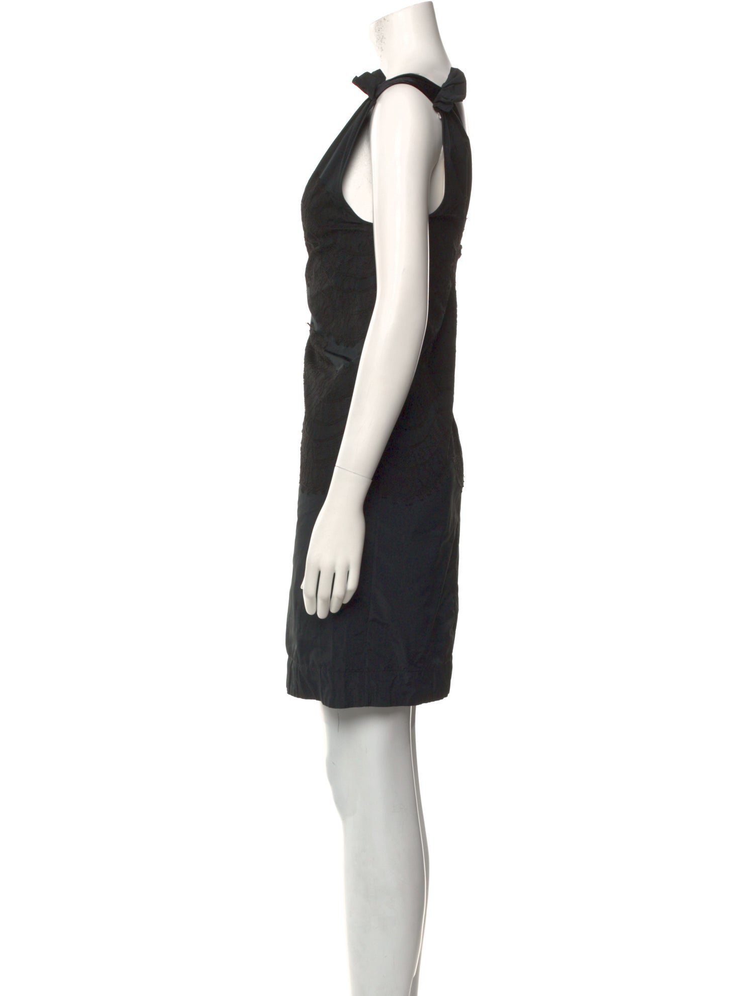 Givenchy Plunge Neckline Mini Dress