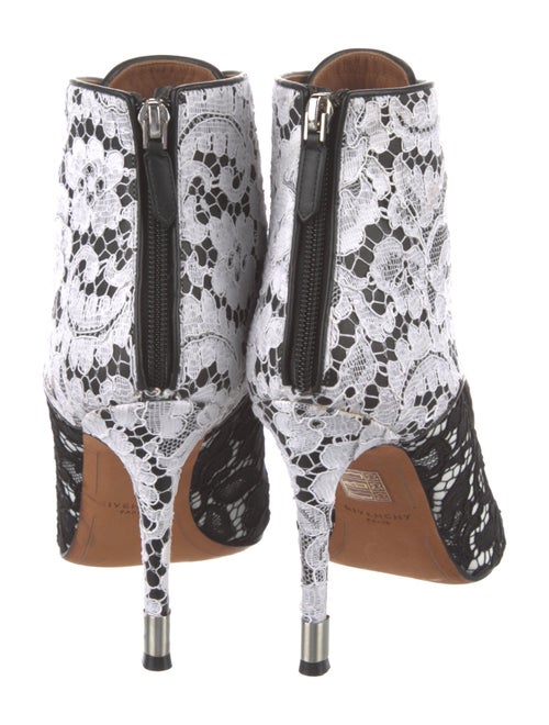 Givenchy Lace Lace Pattern Lace-Up Boots