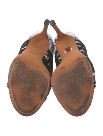 Givenchy Lace Lace Pattern Lace-Up Boots