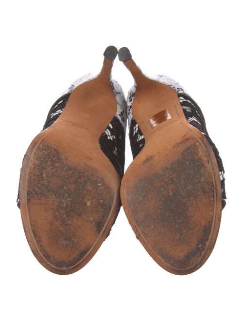 Givenchy Lace Lace Pattern Lace-Up Boots