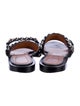 Givenchy Leather Chain-Link Accents Slides