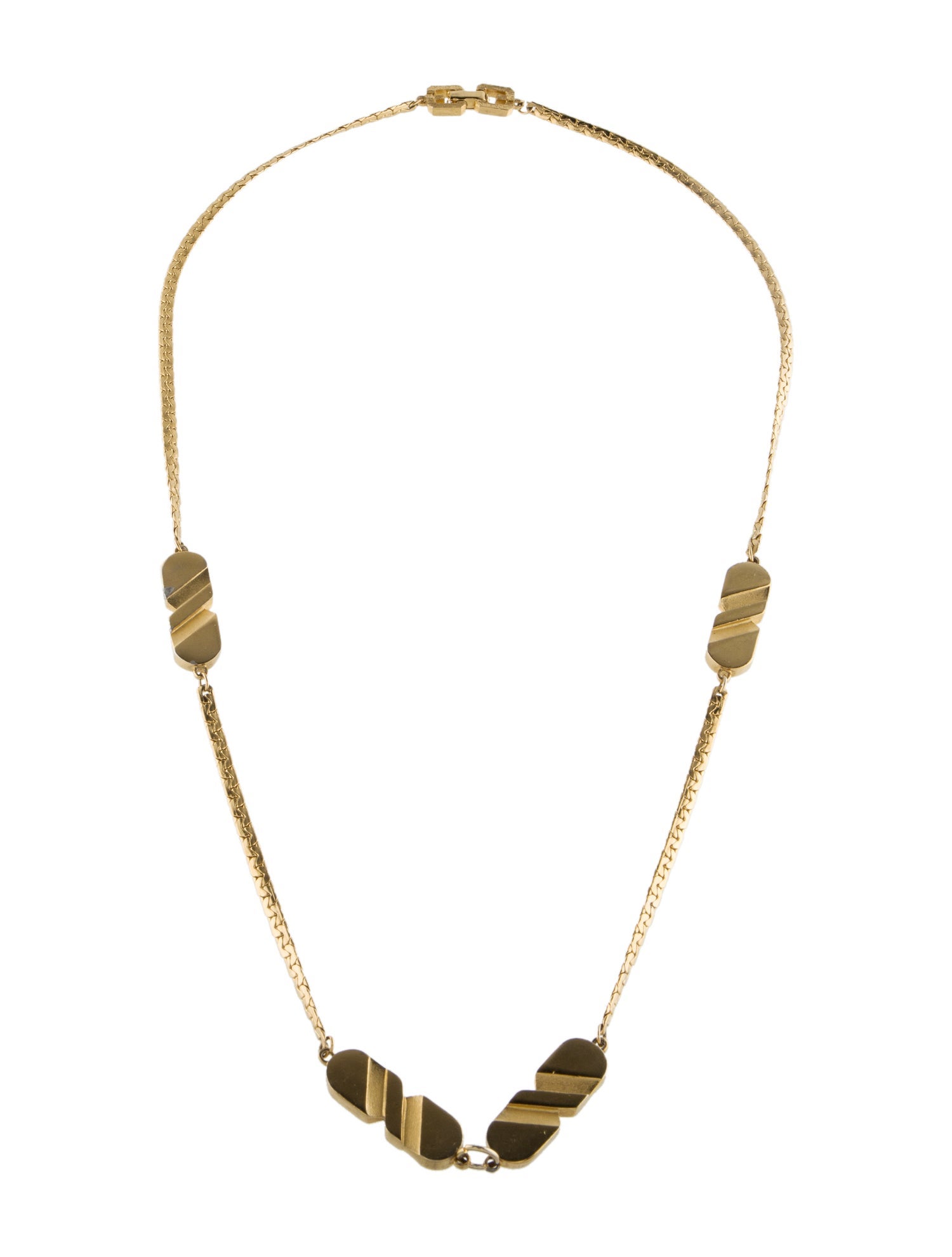 Givenchy Vintage Station Necklace