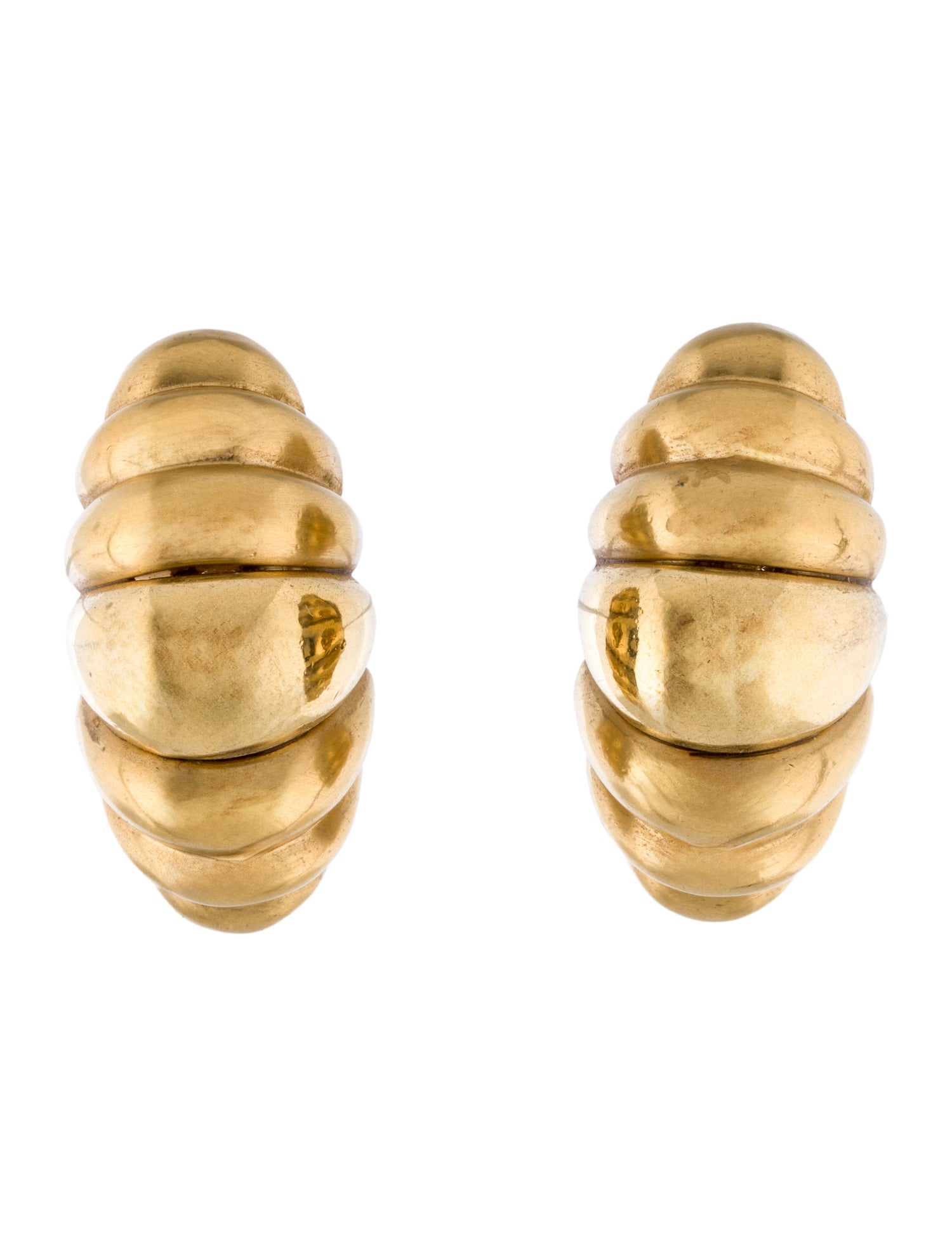 Givenchy Vintage Textured Clip-On Earrings