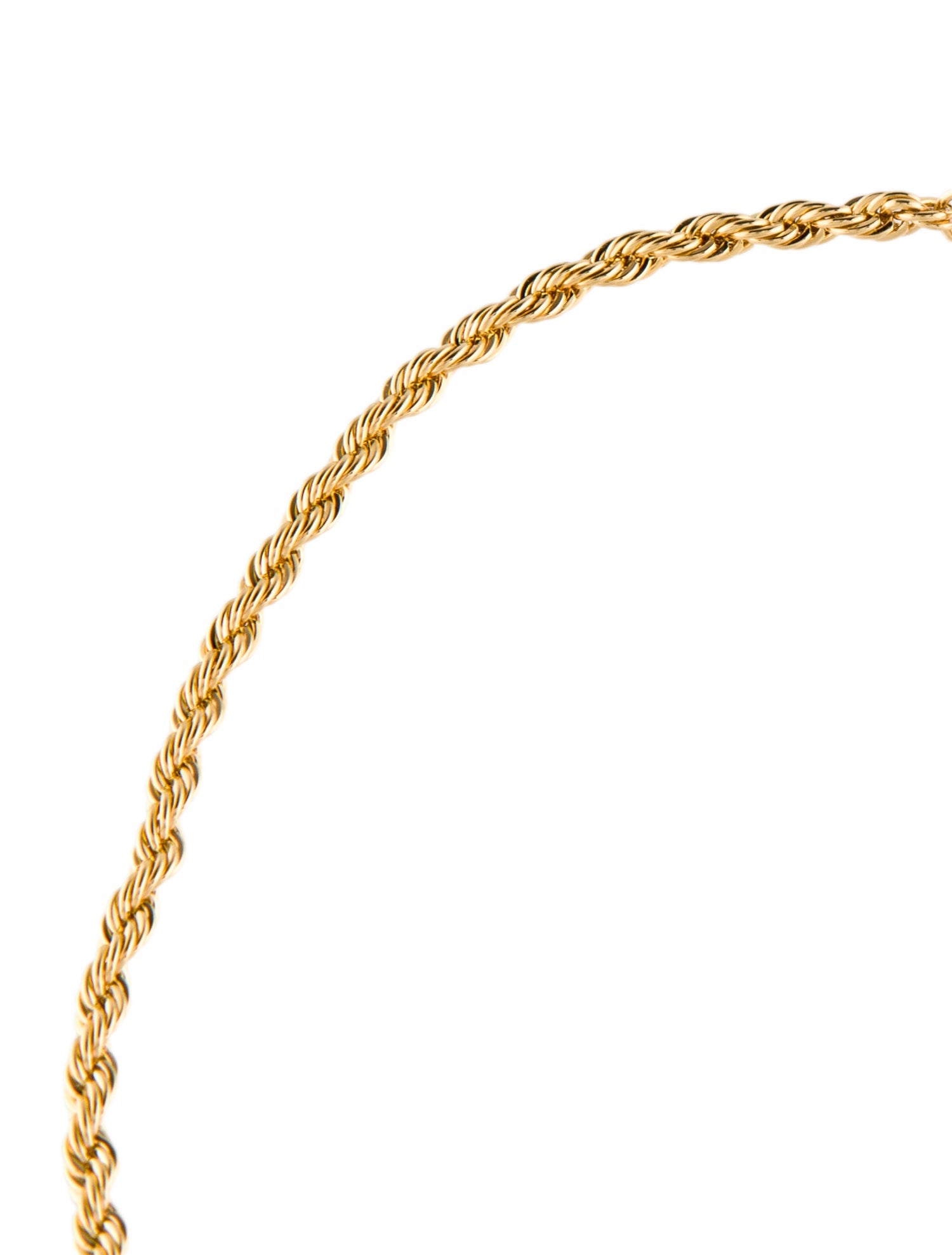 Givenchy Vintage Rope Chain Necklace