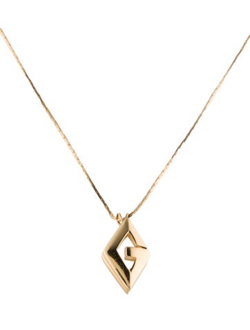 Givenchy Pendant Necklace Vintage 'G'