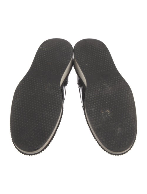 Givenchy Patent Leather Fringe Trim Accent Oxfords