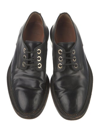 Givenchy Leather Studded Accents Loafers