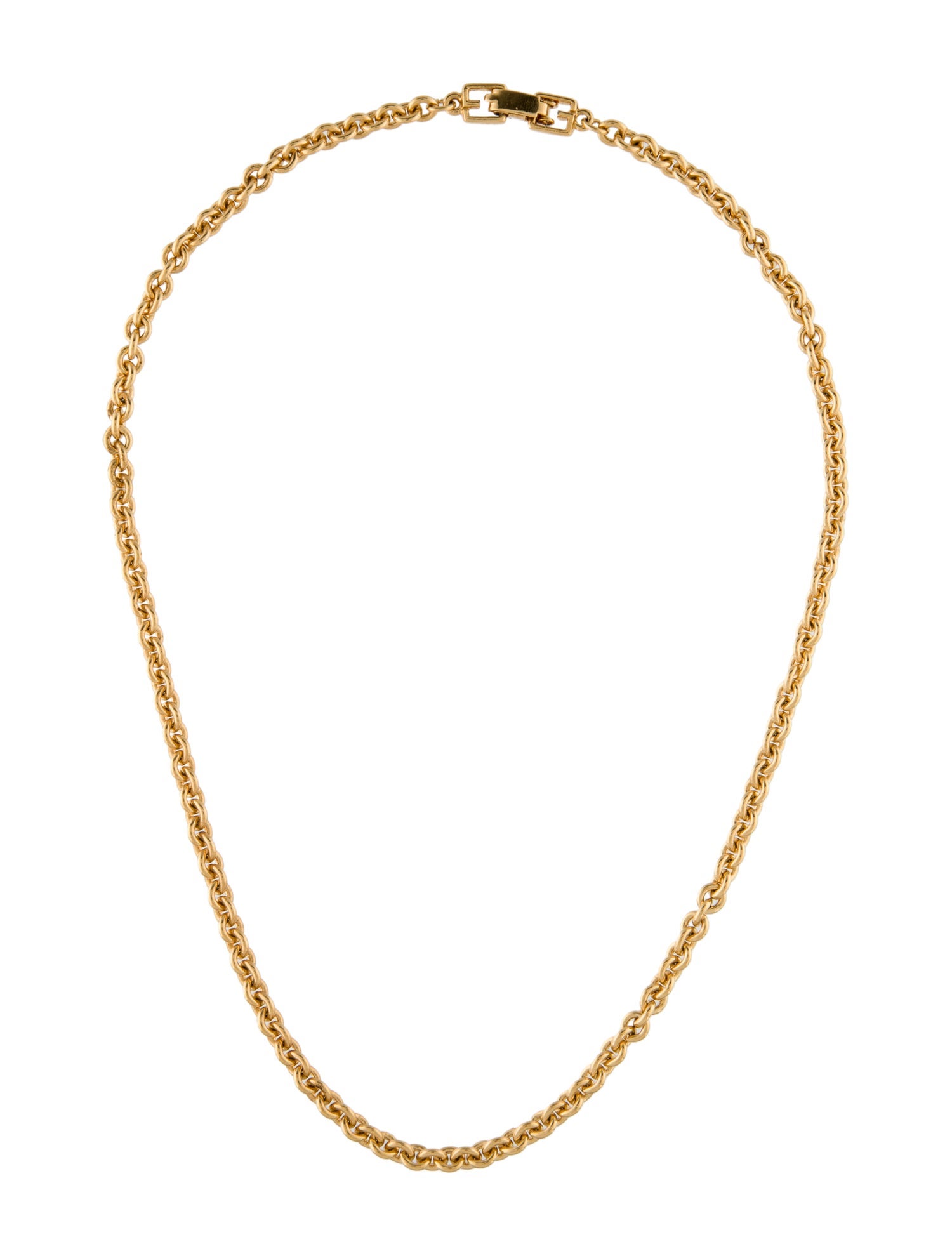 Givenchy Vintage GG Chain Necklace