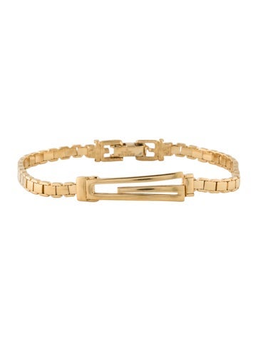 Givenchy Link Asymmetrical Plate Bracelet