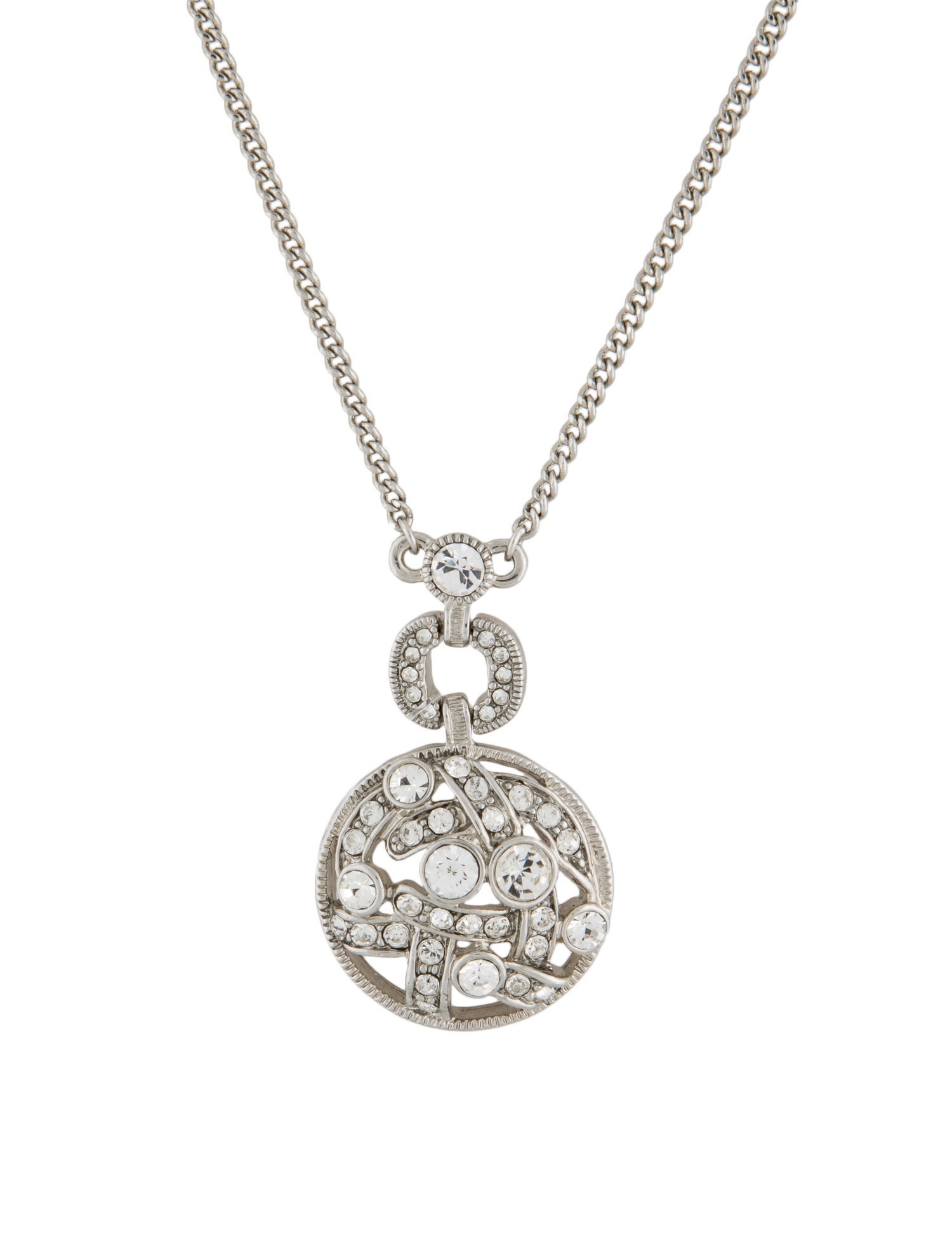 Givenchy Crystal Pendant Necklace