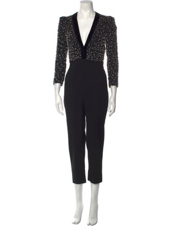 Givenchy Plunge Neckline Jumpsuit
