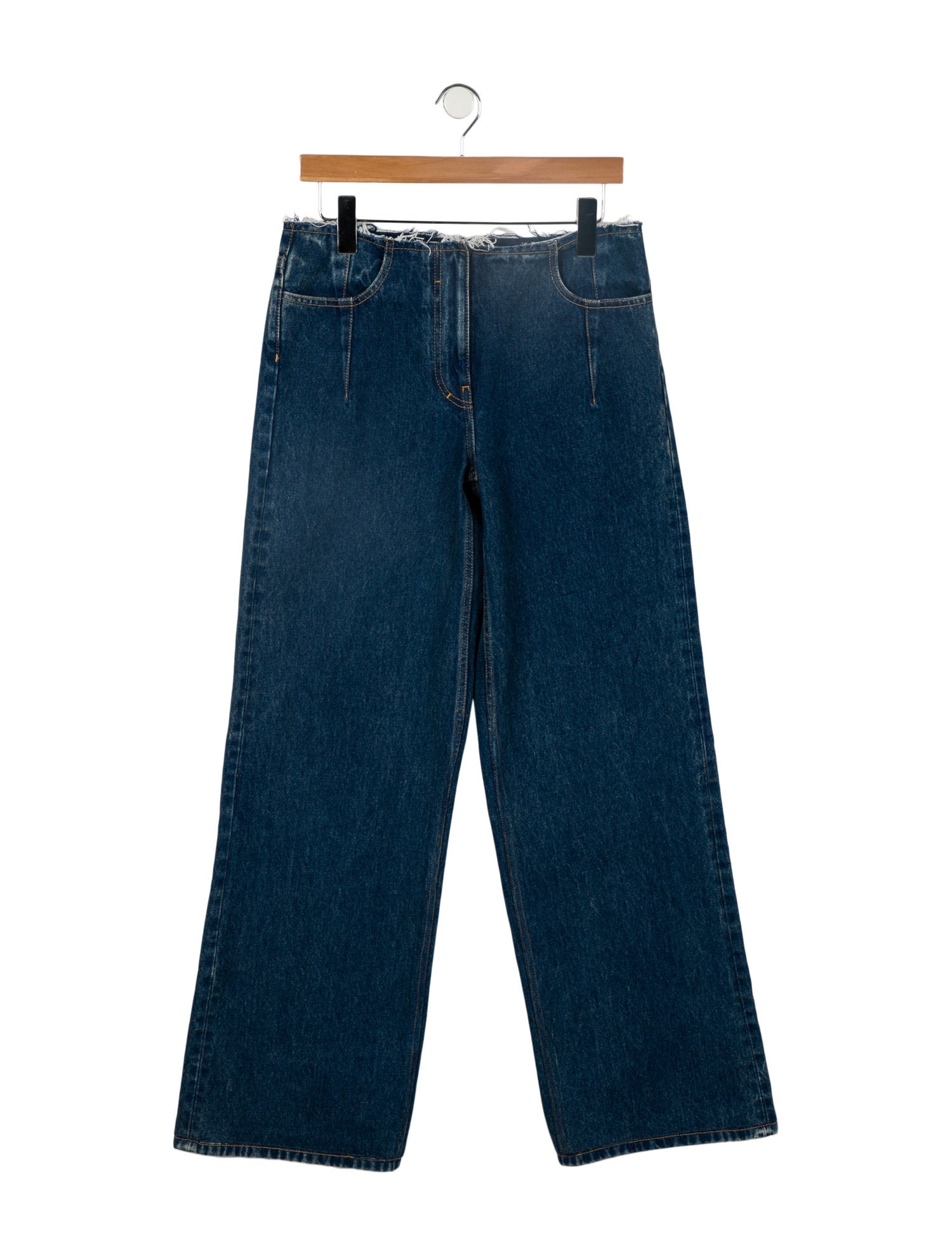 Givenchy Mid-Rise Wide Leg Jeans