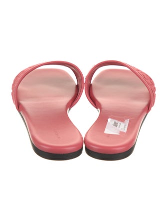 Givenchy Monogram Pattern Terry Cloth Slides