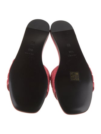 Givenchy Monogram Pattern Terry Cloth Slides